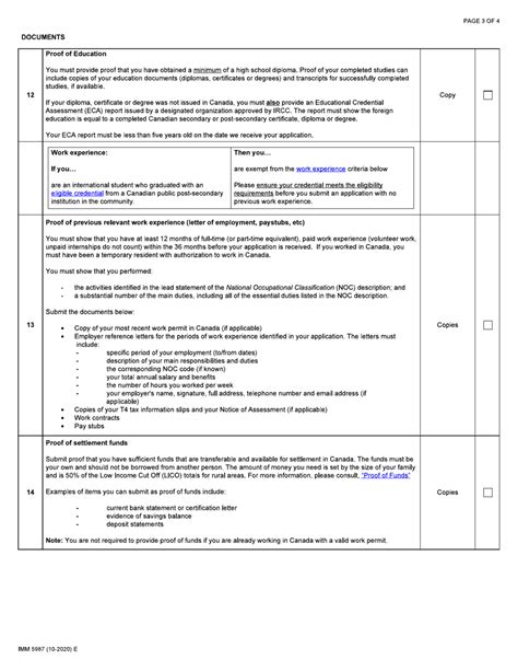DOCUMENT CHECKLIST RURAL AND NORTHERN .